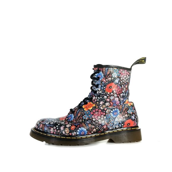Dr. Martens Shoes - DR. MARTENS BOOTS SZ 9 Floral Leather